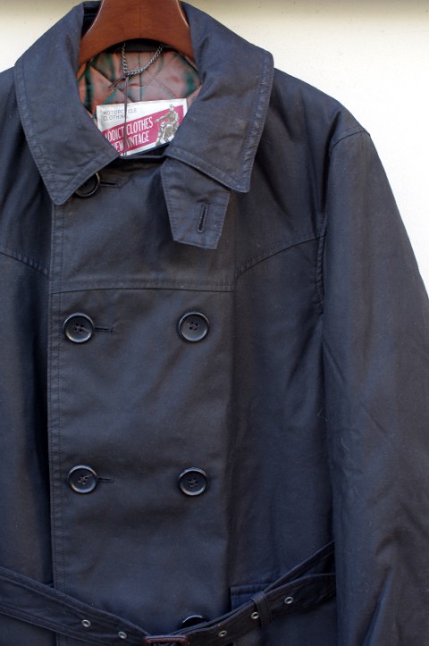 AD-WX-03 OILED  DOUBLE-BREASTED MC COAT