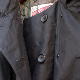 AD-WX-03 OILED  DOUBLE-BREASTED MC COAT