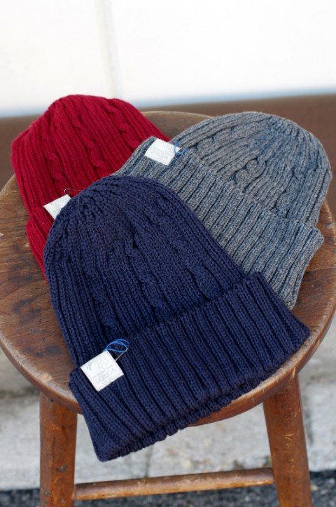 CABLE KNIT CAP [WOOL]