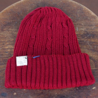 CABLE KNIT CAP [WOOL]