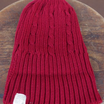 CABLE KNIT CAP [WOOL]