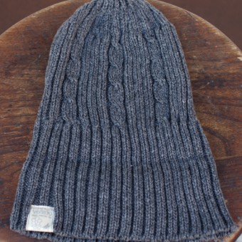 CABLE KNIT CAP [WOOL]