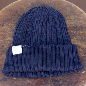 CABLE KNIT CAP [WOOL]