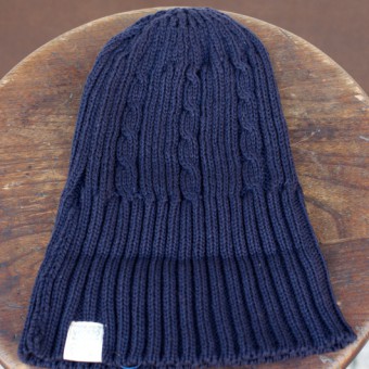 CABLE KNIT CAP [WOOL]