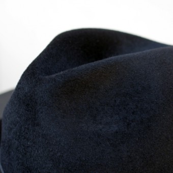 VELOUR FINISHED FEDORA HAT