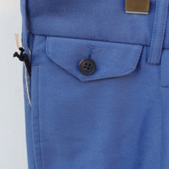 PLEATED SIDE BUCKLE TROUSER