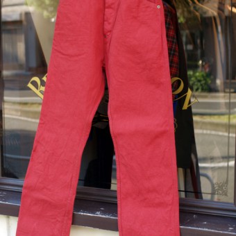 BACK PATCH PANTS [COLOR DENIM]