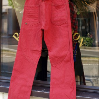 BACK PATCH PANTS [COLOR DENIM]