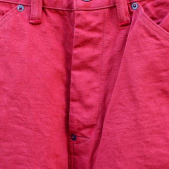 BACK PATCH PANTS [COLOR DENIM]