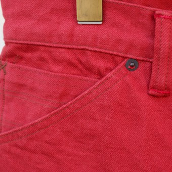 BACK PATCH PANTS [COLOR DENIM]