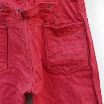 BACK PATCH PANTS [COLOR DENIM]