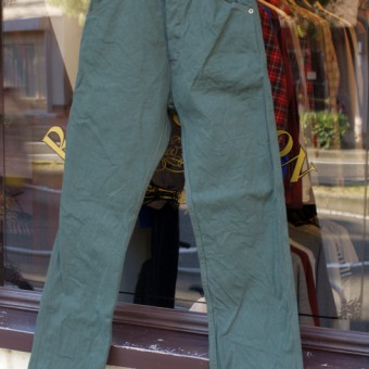 BACK PATCH PANTS [COLOR DENIM]