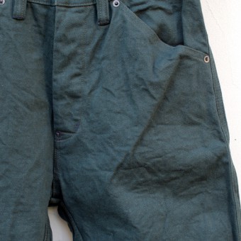 BACK PATCH PANTS [COLOR DENIM]