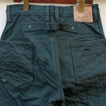 BACK PATCH PANTS [COLOR DENIM]