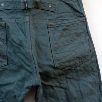 BACK PATCH PANTS [COLOR DENIM]