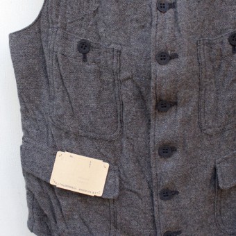 LINEN TWEED SACK VEST