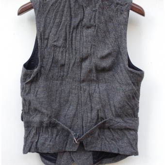 LINEN TWEED SACK VEST