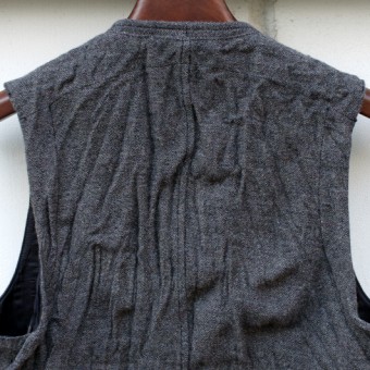 LINEN TWEED SACK VEST