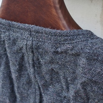 LINEN TWEED SACK VEST