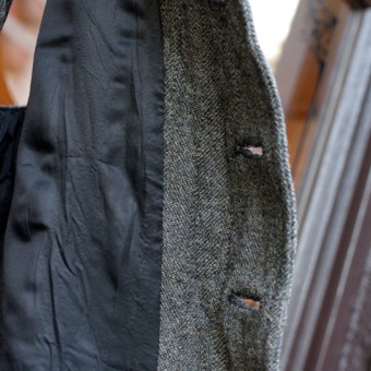 LINEN TWEED SACK VEST