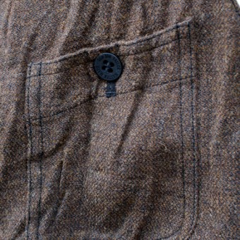 LINEN TWEED SACK VEST