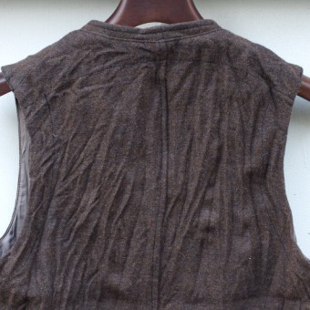 LINEN TWEED SACK VEST