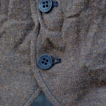 LINEN TWEED SACK VEST