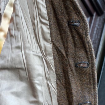 LINEN TWEED SACK VEST