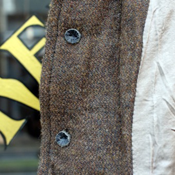 LINEN TWEED SACK VEST