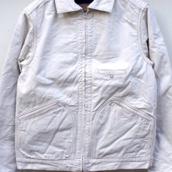 BLANKET LINING JKT [WHITE DENIM]