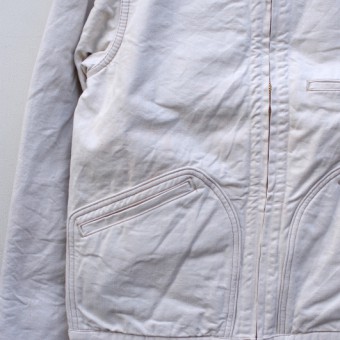 BLANKET LINING JKT [WHITE DENIM]