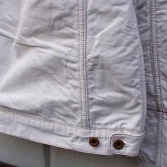 BLANKET LINING JKT [WHITE DENIM]