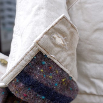 BLANKET LINING JKT [WHITE DENIM]