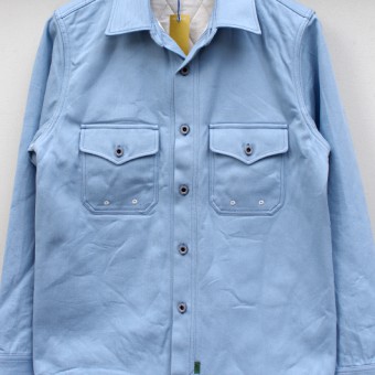 QUILTING OUTER SHIRTS [DENIM]