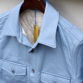 QUILTING OUTER SHIRTS [DENIM]