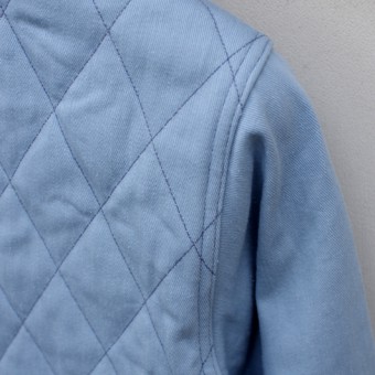 QUILTING OUTER SHIRTS [DENIM]