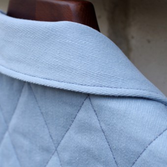 QUILTING OUTER SHIRTS [DENIM]