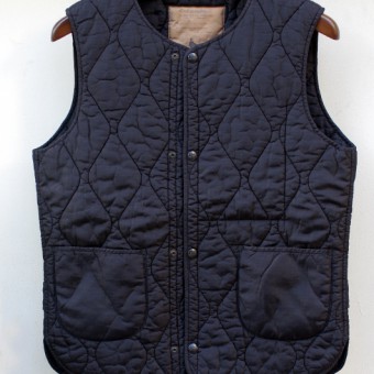 FADED NYLON QUILTING VEST