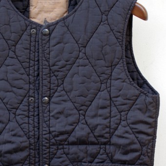 FADED NYLON QUILTING VEST