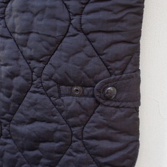 FADED NYLON QUILTING VEST