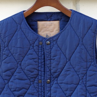 FADED NYLON QUILTING VEST