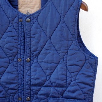 FADED NYLON QUILTING VEST