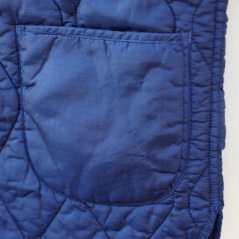 FADED NYLON QUILTING VEST