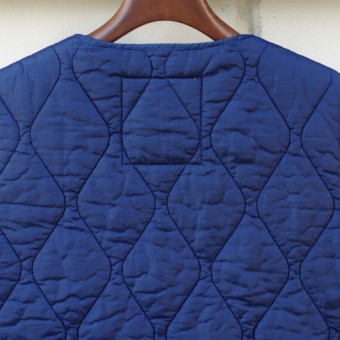 FADED NYLON QUILTING VEST