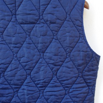 FADED NYLON QUILTING VEST