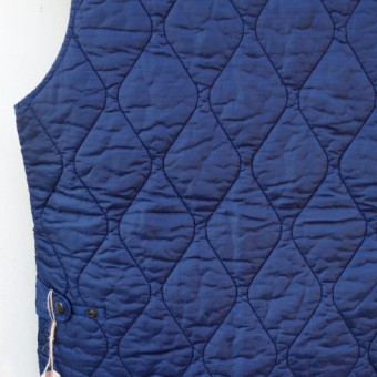 FADED NYLON QUILTING VEST