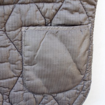 FADED NYLON QUILTING VEST