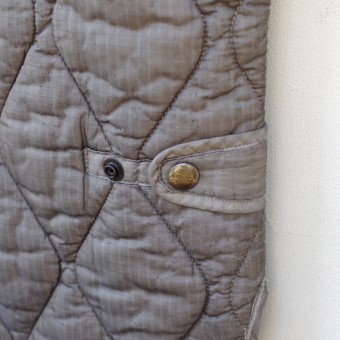 FADED NYLON QUILTING VEST