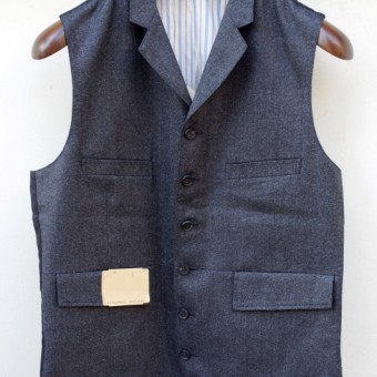 NOTCHED RAPEL WAIST COAT