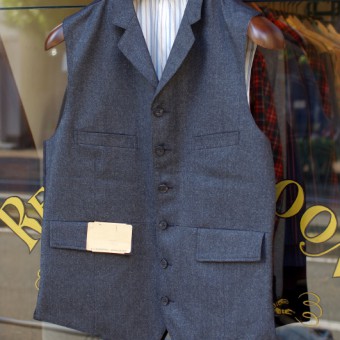 NOTCHED RAPEL WAIST COAT